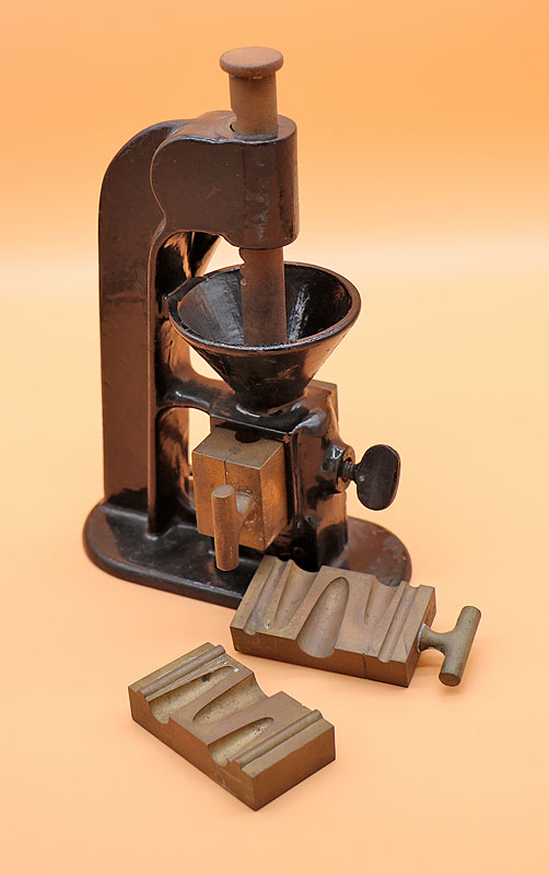 Divided Suppository Mold used with Archibald Suppository Press Divided Suppository Mold used with Archibald Suppository Press
